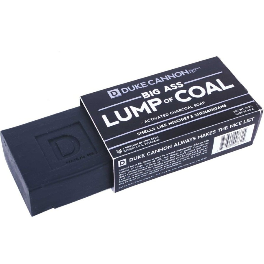 Beauty * | Hot Sale Duke Cannon Big Ass Lump Of Coal Activated Charcoal Soap