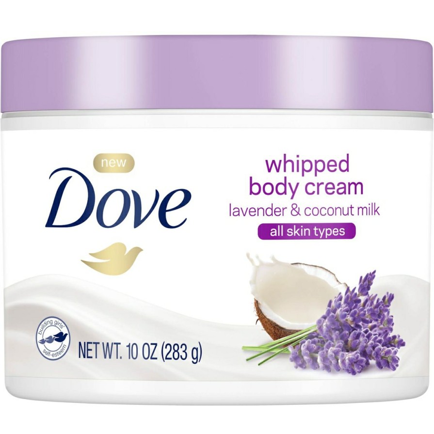 Beauty * | Coupon Dove Whipped Lavender And Coconut Milk Body Cream 10 Oz.