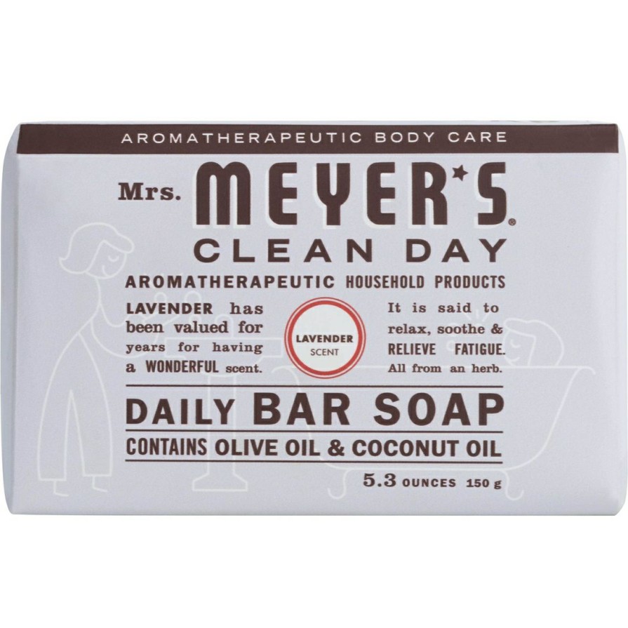 Beauty * | Budget Mrs. Meyer'S Mrs. Meyer'S Lavender Bar Soap