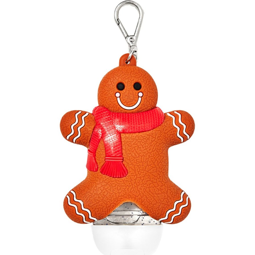 Beauty * | New Bath & Body Works Gingerbread Pocketbac Clip Hand Sanitizer