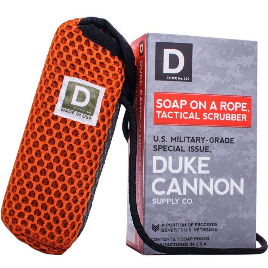 Men'S Shop * | Best Deal Duke Cannon Soap On A Rope Tactical Scrubber