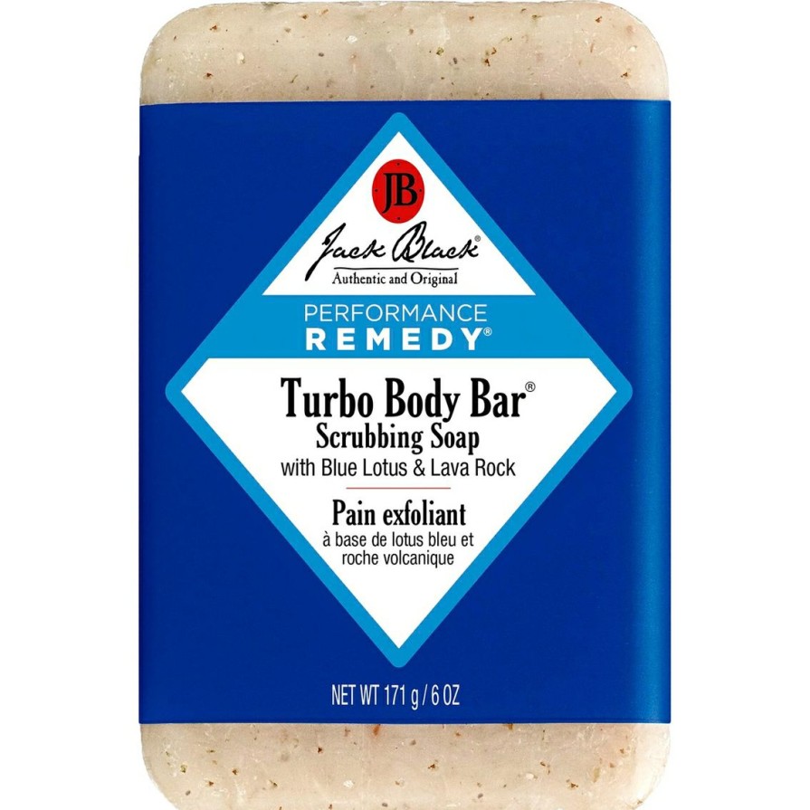 Men'S Shop * | Best Reviews Of Jack Black Turbo Body Bar Scrubbing Soap With Blue Lotus And Lava Rock