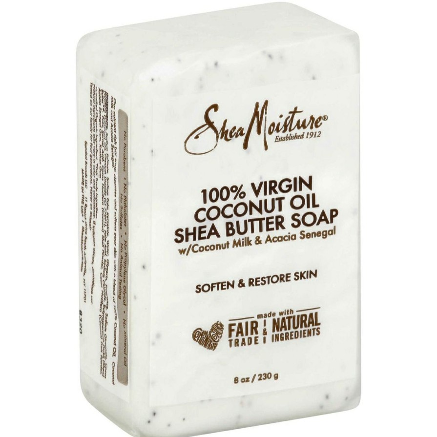 Beauty * | Cheap Sheamoisture 100% Virgin Coconut Oil Bar Soap 8 Oz.