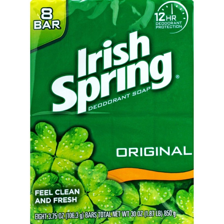 Beauty * | Flash Sale Irish Spring Original Deodorant Bar Soap