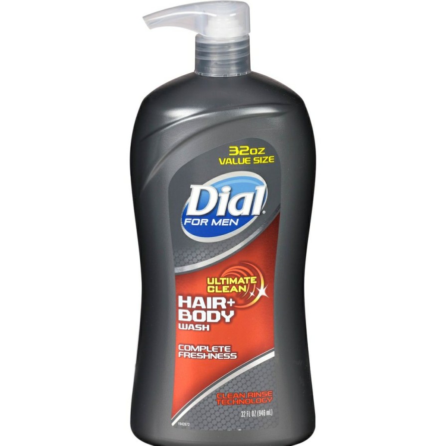 Beauty * | Top 10 Dial Men Ultimate Hair And Body Wash 32 Oz.