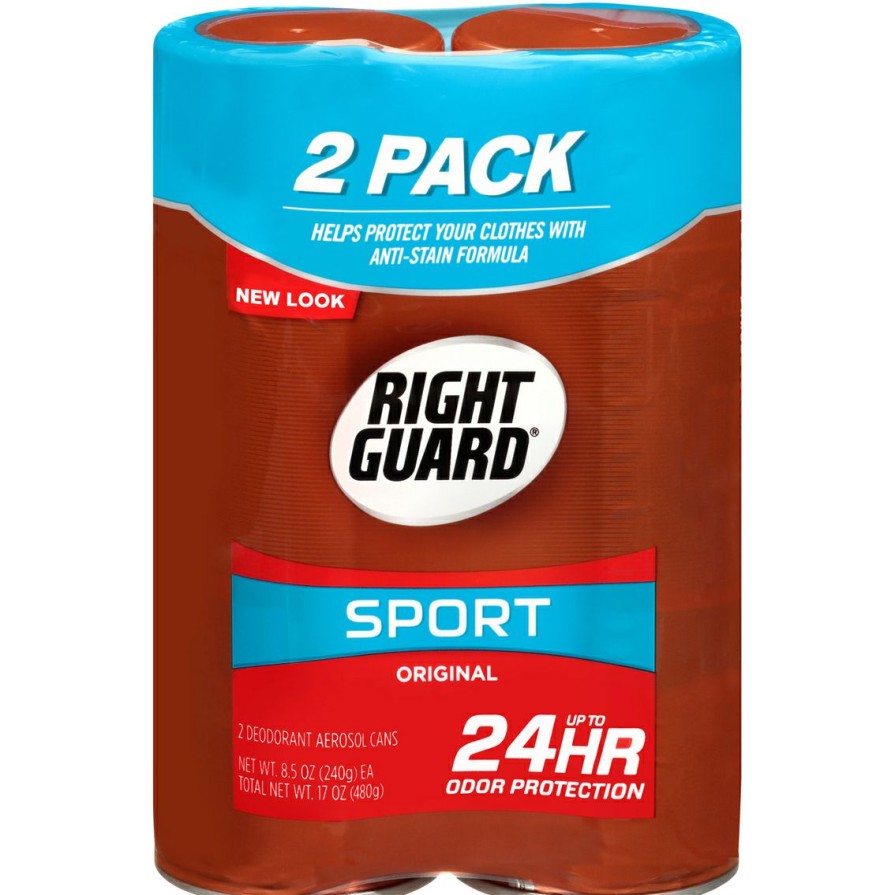 Beauty * | Hot Sale Right Guard Sport Aerosol Original Antiperspirant Deodorant 2 Pk., 8.5 Oz.