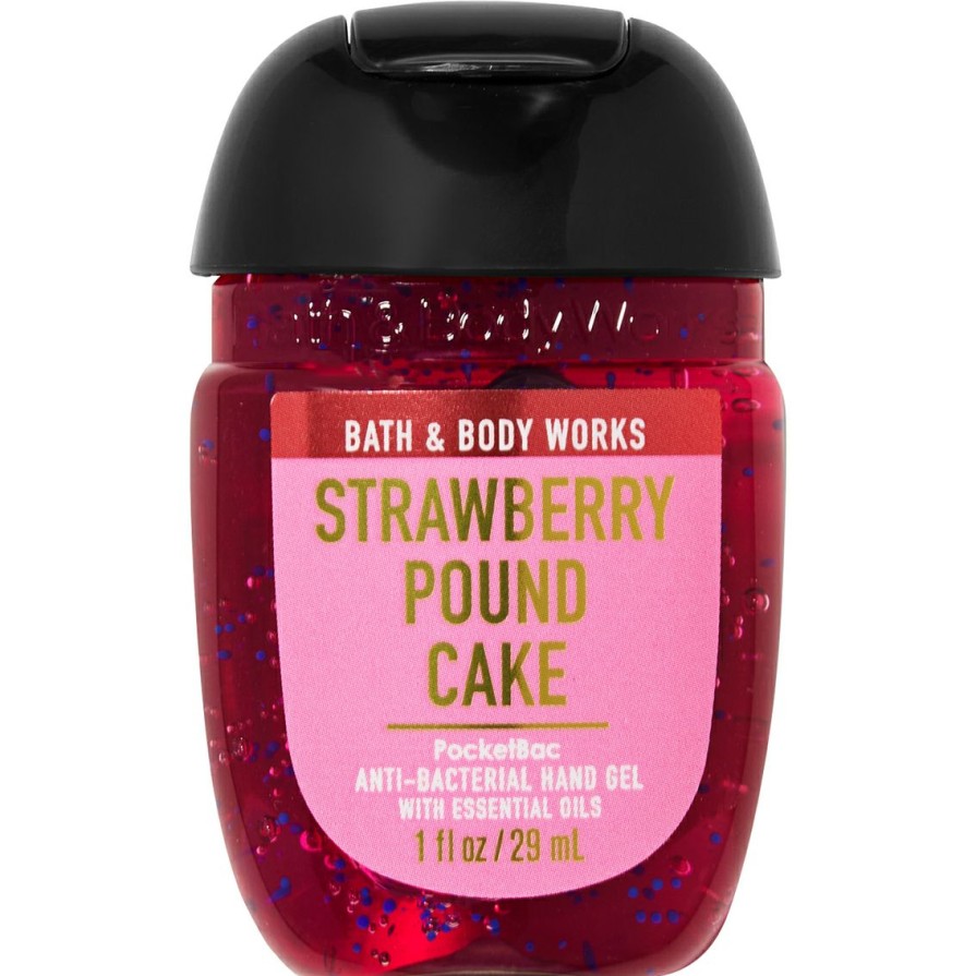 Beauty * | Flash Sale Bath & Body Works Strawberry Pound Cake Pocketbac Hand Sanitizer