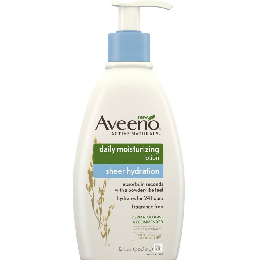 Beauty * | Top 10 Aveeno Sheer Hydration Daily Moisturizing Lotion