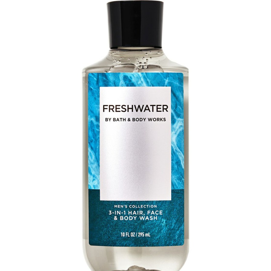 Beauty * | Best Reviews Of Bath & Body Works Men'S Body Wash: Freshwater