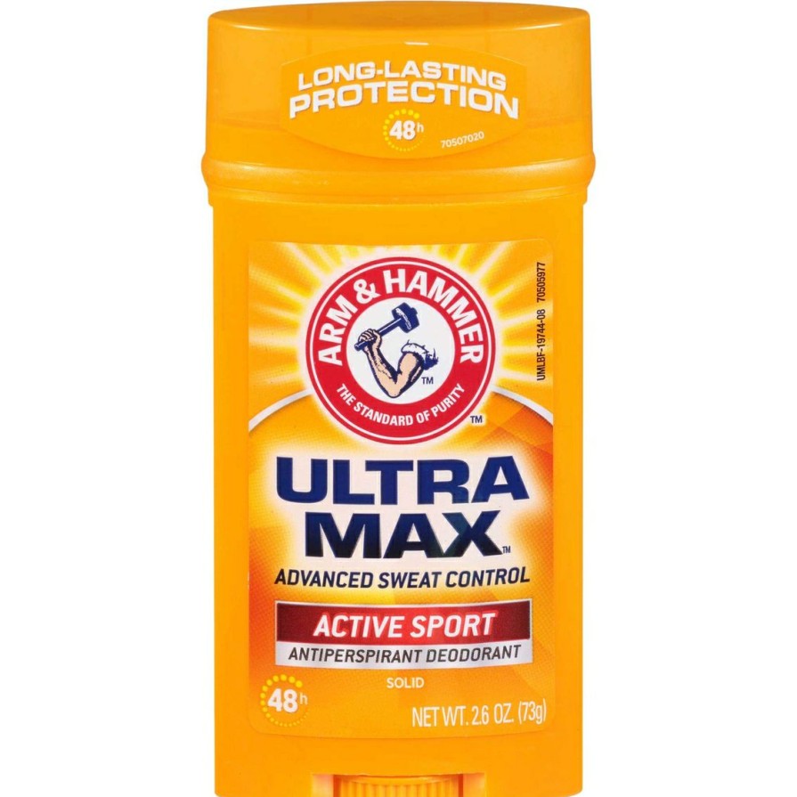 Beauty * | Best Pirce Arm & Hammer Ultramax Active Sport Wide Stick 2.6 Oz.