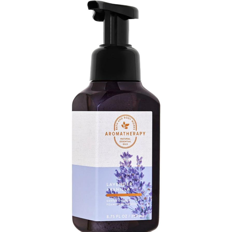 Beauty * | Cheapest Bath & Body Works Aromatherapy Gentle & Clean Lavender Vanilla Foaming Soap