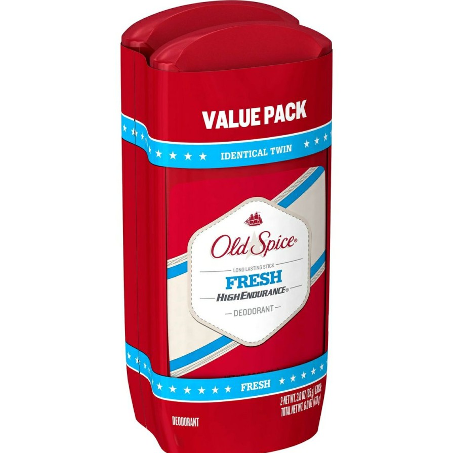 Beauty * | Cheapest Old Spice High Endurance Fresh Scent Deodorant Twin Pack