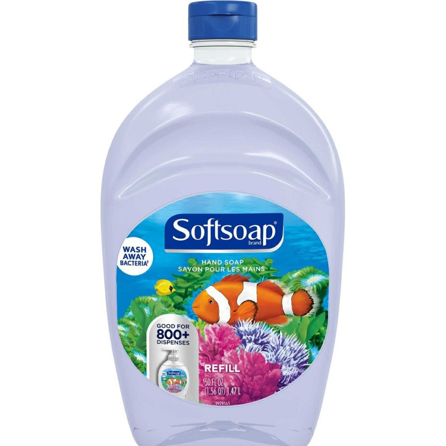 Beauty * | Budget Softsoap Aquarium Liquid Hand Soap Refill 50 Oz.