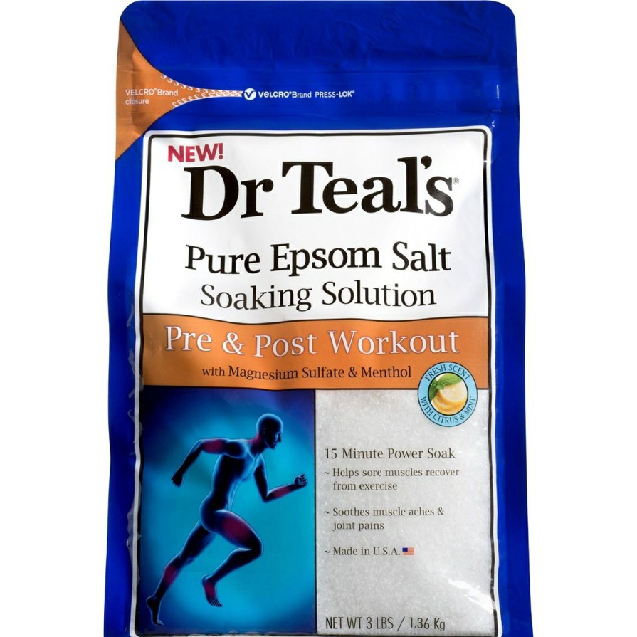 Beauty * | Deals Dr Teal'S Epsom Pre/Post Workout 3 Lb. Bag