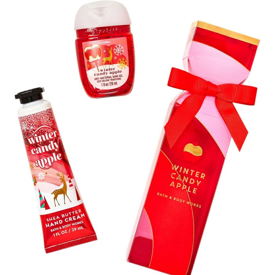 Beauty * | Flash Sale Bath & Body Works Winter Candy Apple Gift Set