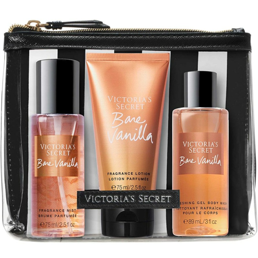 Beauty * | Outlet Victoria'S Secret Tmc Bare Vanilla Softshape 3 Pc.