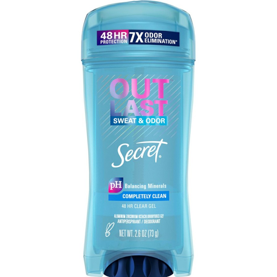 Beauty * | Best Sale Secret Clear Gel Outlast Completely Clean 2.6 Oz.