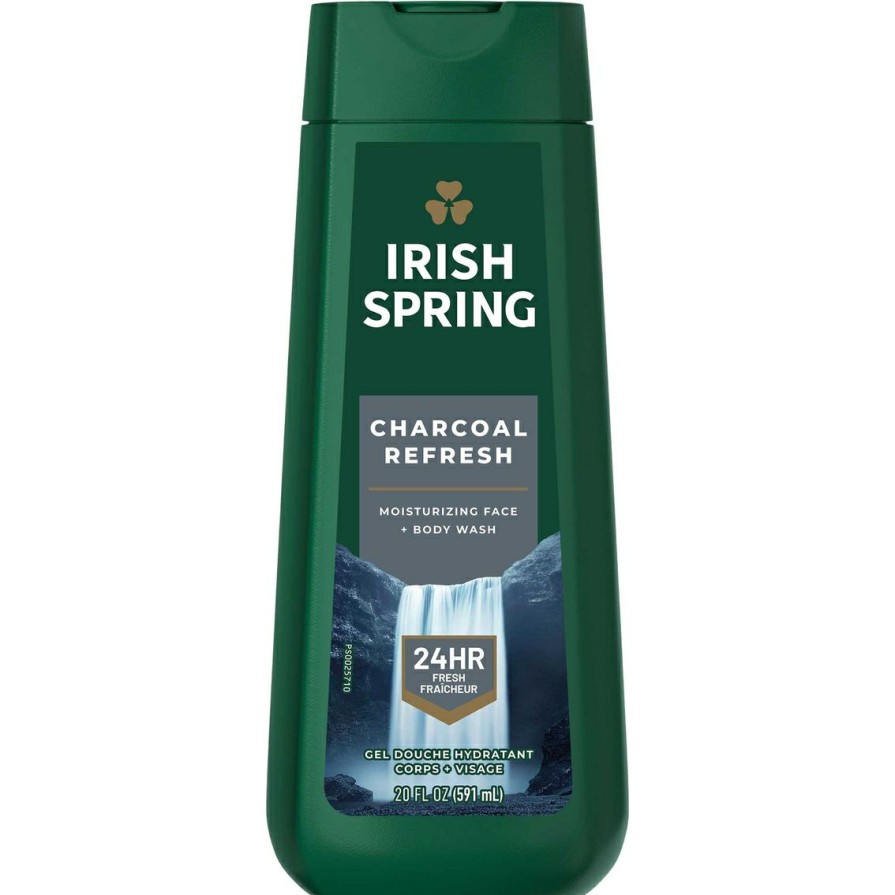 Beauty * | Discount Irish Spring Charcoal Refresh Body Wash 20 Oz.