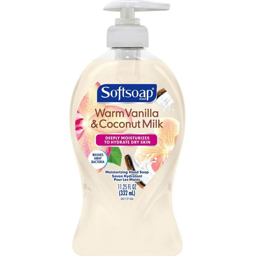 Beauty * | Budget Softsoap Deeply Moisturizing Liquid Hand Soap Warm Vanilla & Coconut Milk 11.25 Oz.