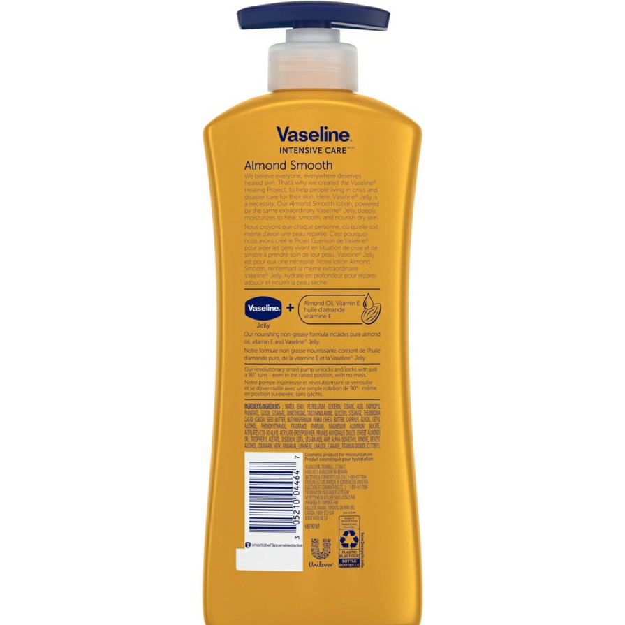 Beauty * | Discount Vaseline Intensive Care Hand And Body Lotion Almond Smooth 20.3 Oz.