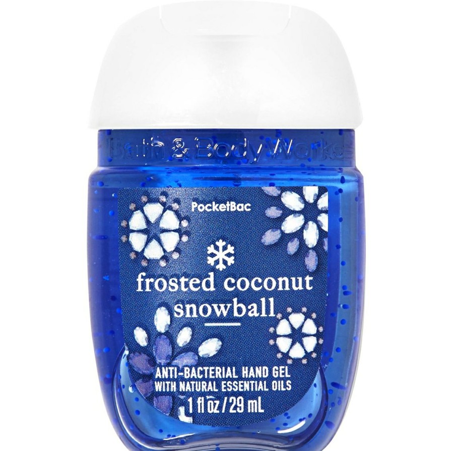 Beauty * | Top 10 Bath & Body Works Snow Beautiful Decor Frosted Coconut Snowball Pocketbac