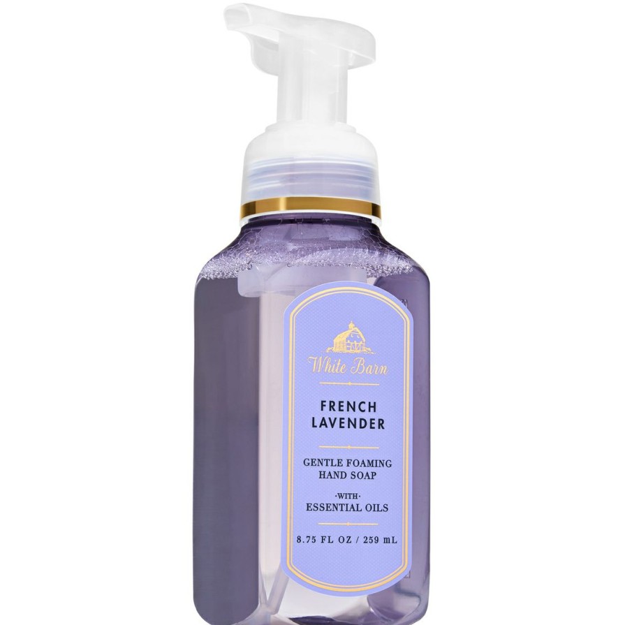 Beauty * | Outlet Bath & Body Works White Barn French Lavender Foaming Soap 8 Oz.