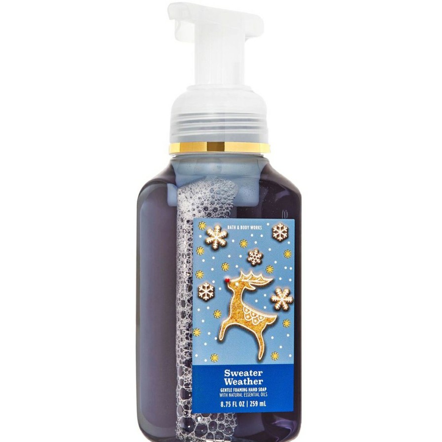 Beauty * | Promo Bath & Body Works Night Before Christmas: Sweater Weather Foaming Soap