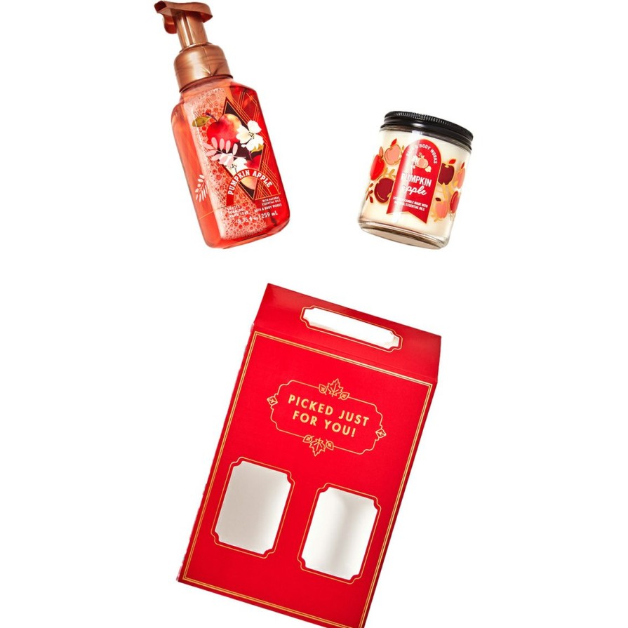 Beauty * | Best Reviews Of Bath & Body Works Gft: Pumpkin Apple Home Gift Set