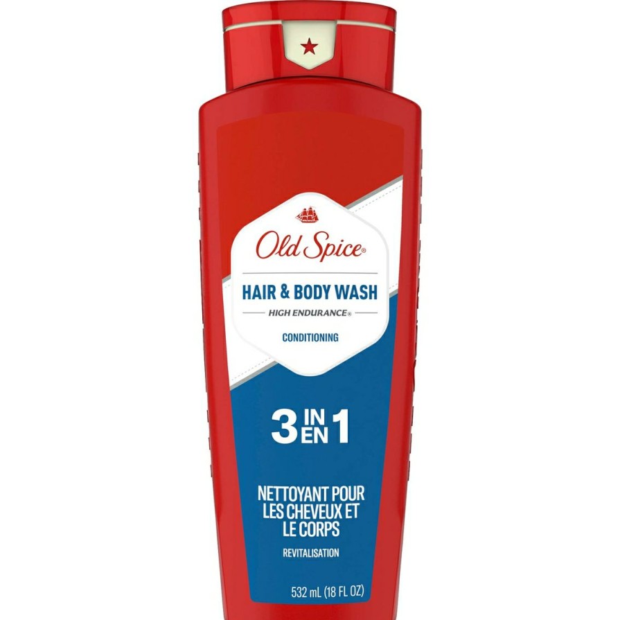 Beauty * | Promo Old Spice High Endurance 3 In 1 Hair And Body Wash Plus Conditioner 18 Oz.