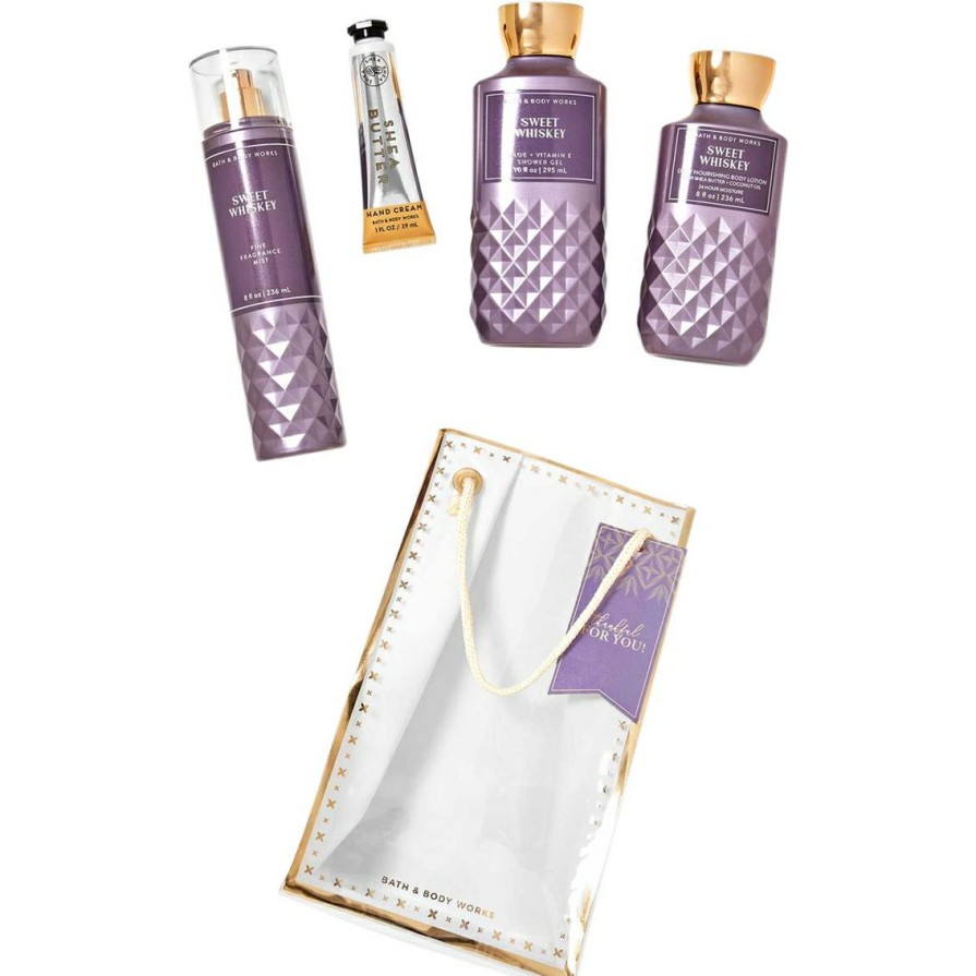 Beauty * | Best Pirce Bath & Body Works Gift Set: Powerbundle Sweet Whiskey