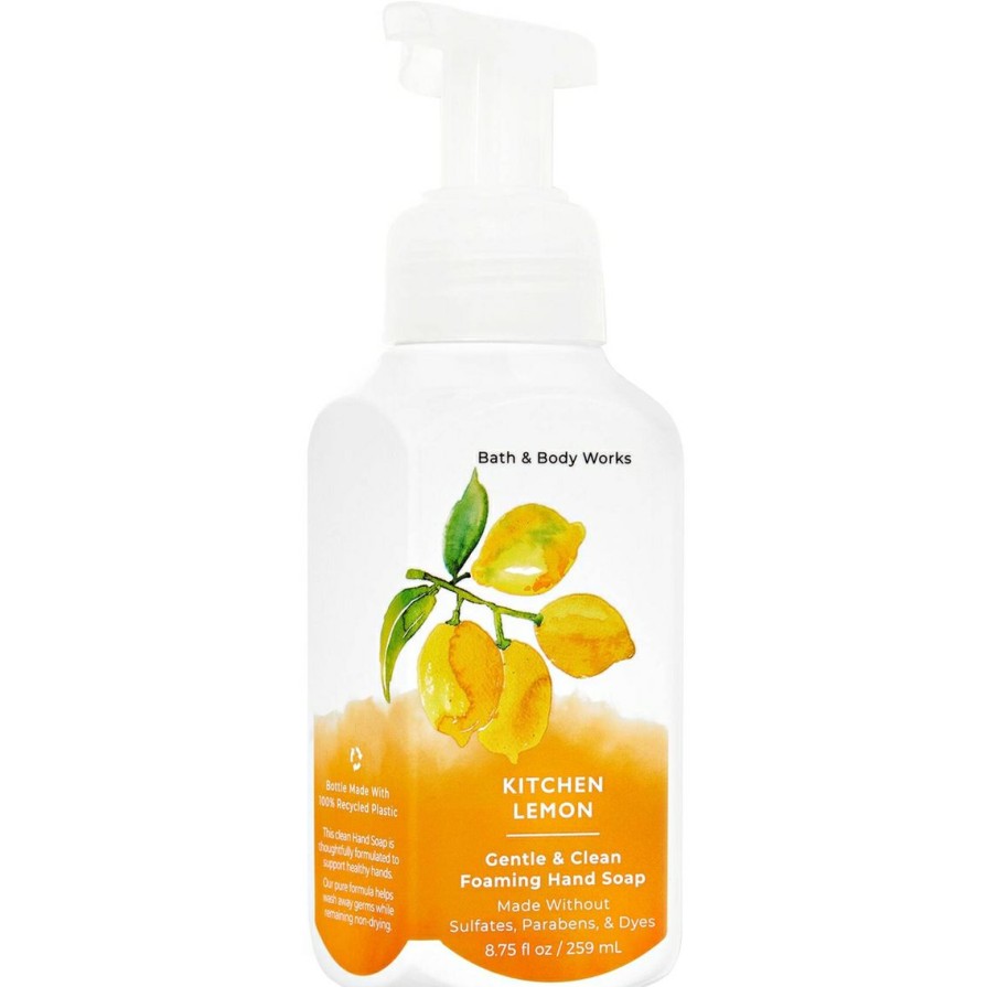 Beauty * | Promo Bath & Body Works Kitchen Lemon Gentle And Clean Foaming Soap