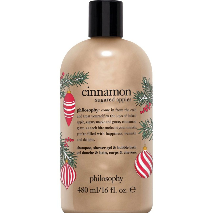 Beauty * | Wholesale Philosophy Cinnamon Sugared Apples Shampoo Shower Gel And Bubble Bath