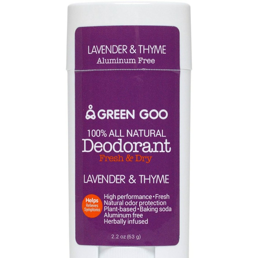 Beauty * | Coupon Green Goo Deodorant Mag Lavender Thyme 2.25 Oz Oval