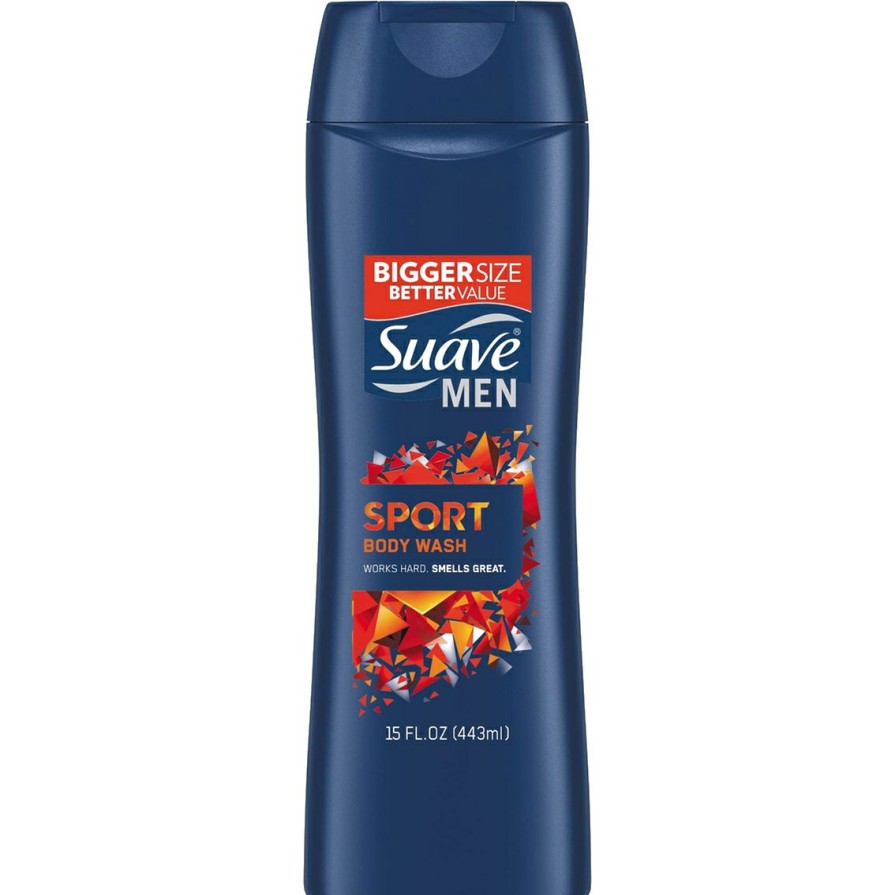 Beauty * | Best Pirce Suave Men Active Sport Body Wash 15 Oz.