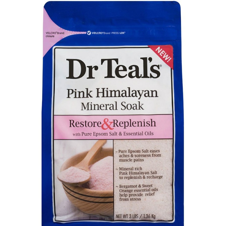 Beauty * | Best Pirce Dr Teal'S Pink Himalayan Mineral Soak, 3 Lb.