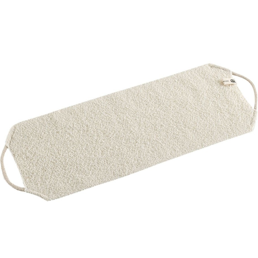 Beauty * | Cheap Earth Therapeutics Organic Cotton Exfoliating Wash Towel With Straps