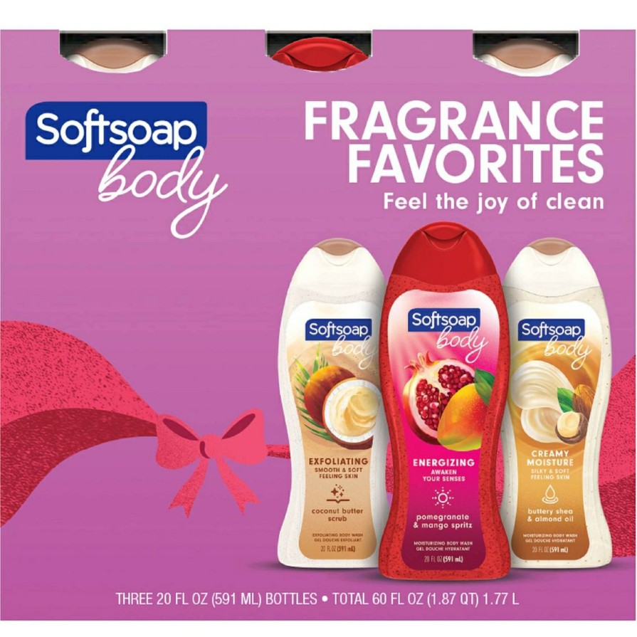 Beauty * | Cheap Soft Soap Fragrance Favorites Body Wash 3 Pc. Gift Set, 20 Oz. Each