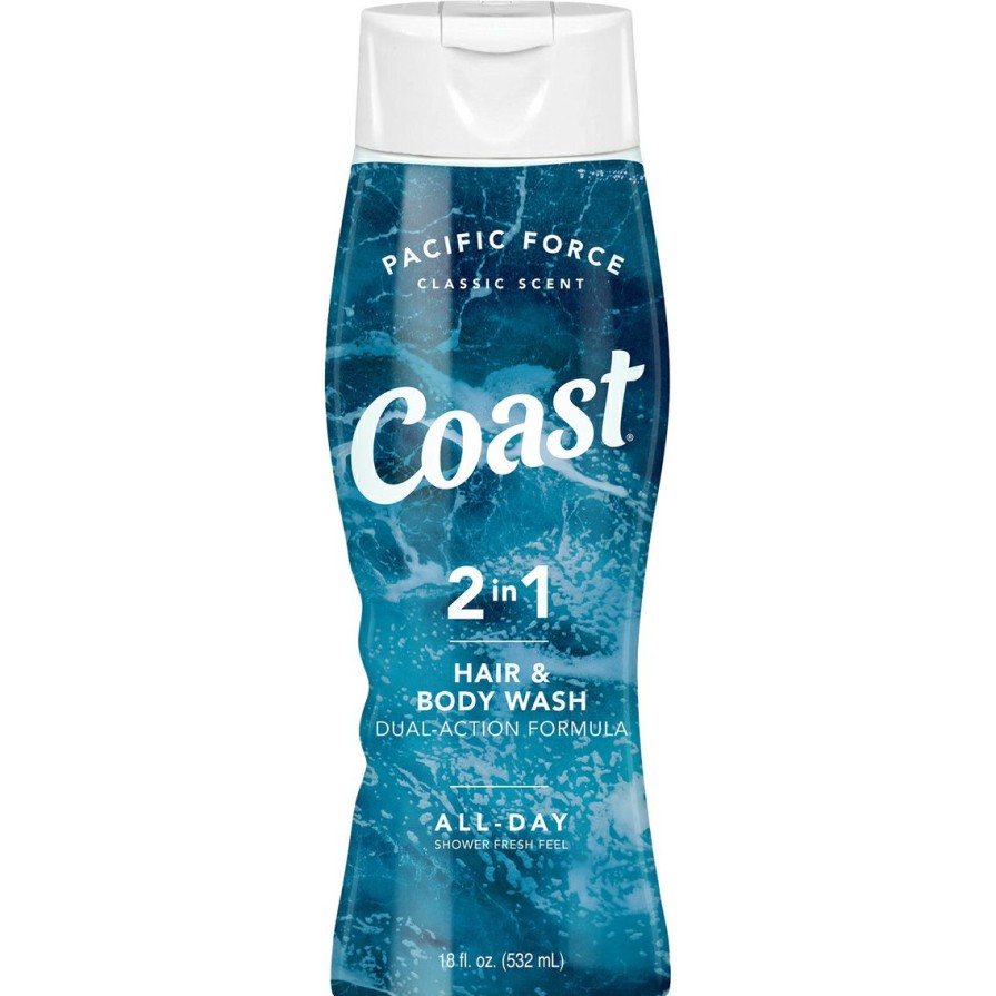 Beauty * | Budget Coast Pacific Force Body Wash 18 Oz.