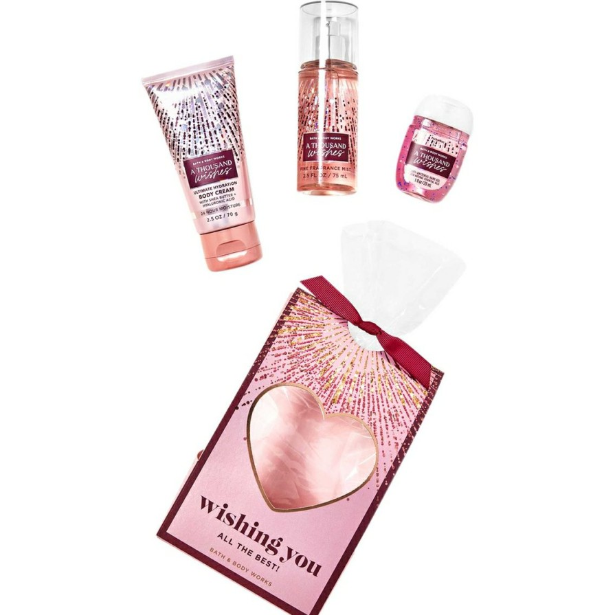 Beauty * | Best Sale Bath & Body Works A Thousand Wishes Mini Cello Gift Set