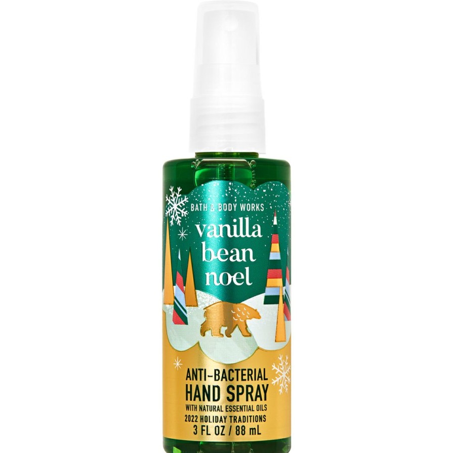 Beauty * | Promo Bath & Body Works Vanilla Bean Noel Hand Sanitizer Spray 3 Oz.