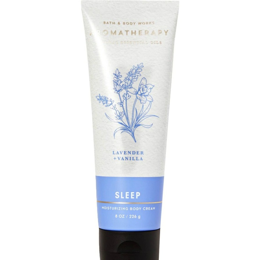 Beauty * | Deals Bath & Body Works Lavender & Vanilla (Sleep) Body Cream 10 Oz.