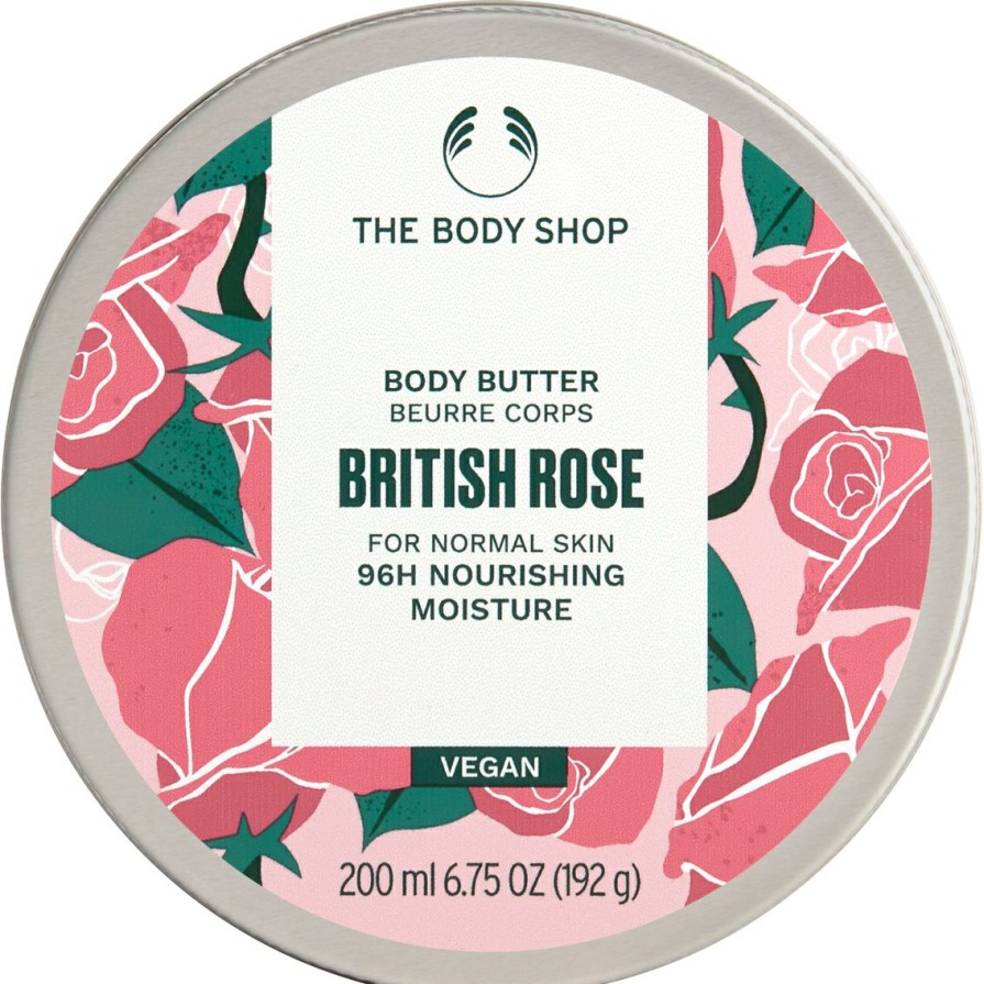 Beauty * | Top 10 The Body Shop British Rose Body Butter 6.75 Oz.