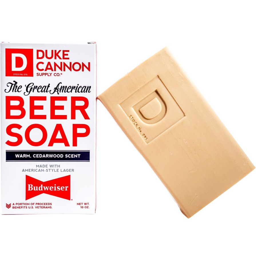 Beauty * | Best Deal Duke Cannon Great American Budweiser Beer Soap