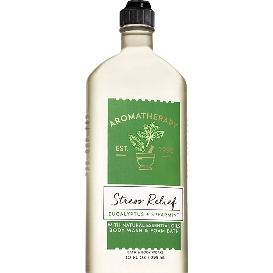 Beauty * | Cheap Bath & Body Works Stress Relief Eucalyptus And Spearmint Body Wash And Foam Bath