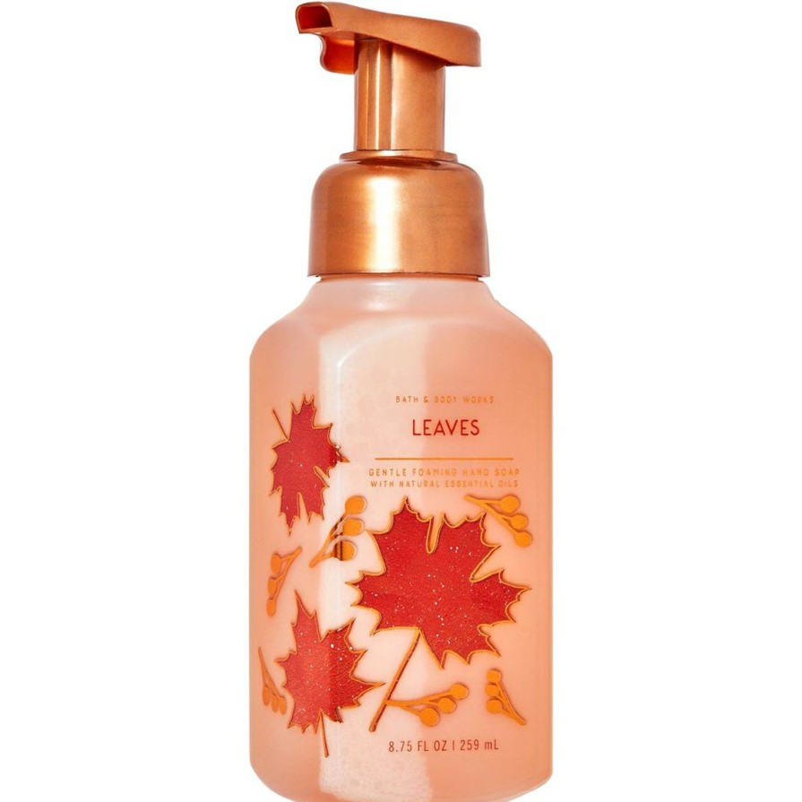 Beauty * | Deals Bath & Body Works Roadtrip Decor Leaves Gentle Foaming Soap 8.75 Oz.