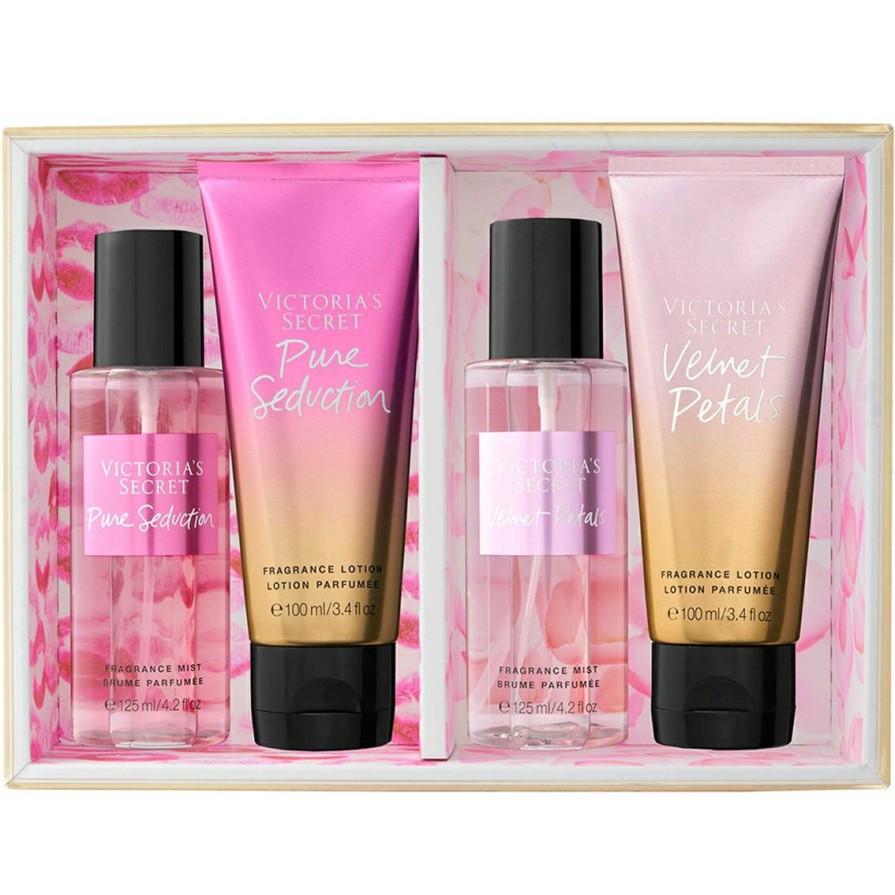 Beauty * | New Victoria'S Secret Tmc Pure Seduction And Velvet Petals Mist And Lotion Coffret