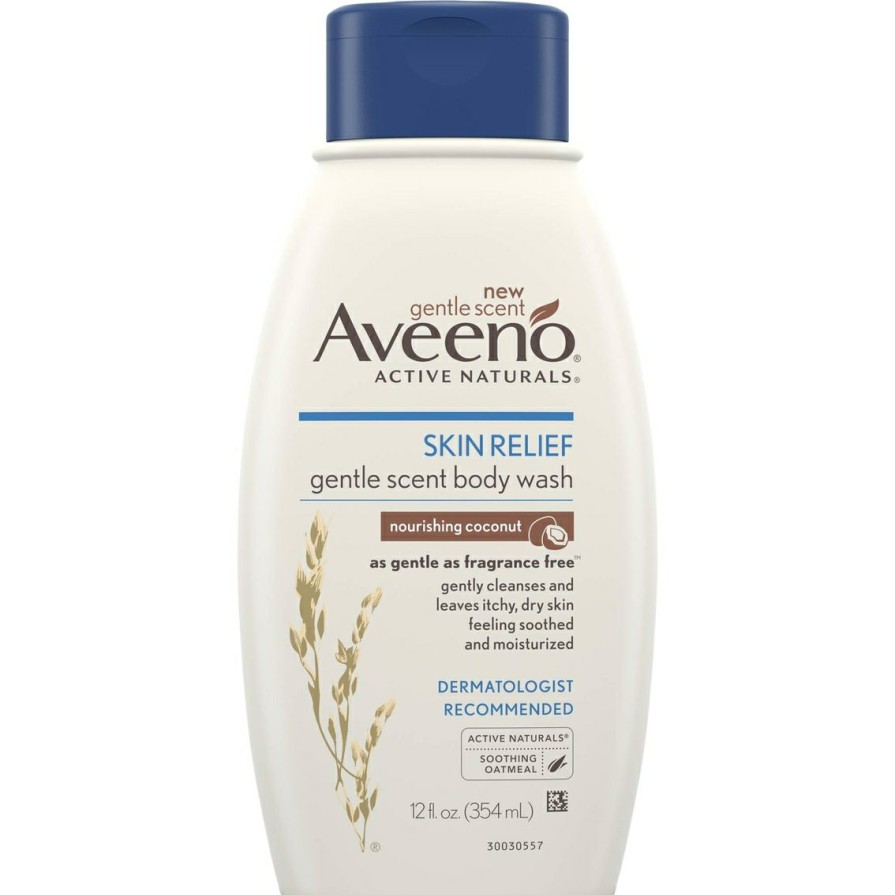 Beauty * | Best Reviews Of Aveeno Skin Relief Oat Body Wash With Coconut Scent, 12 Fl. Oz