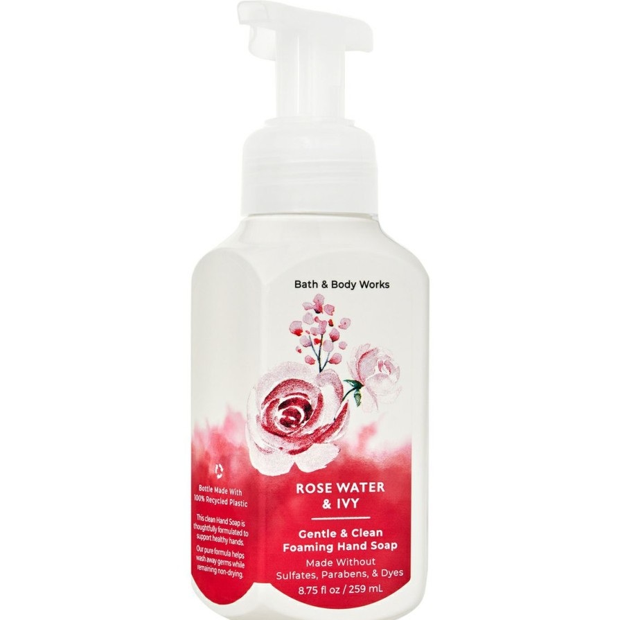 Beauty * | Budget Bath & Body Works Rose Water And Ivy Gentle Clean Foaming Soap