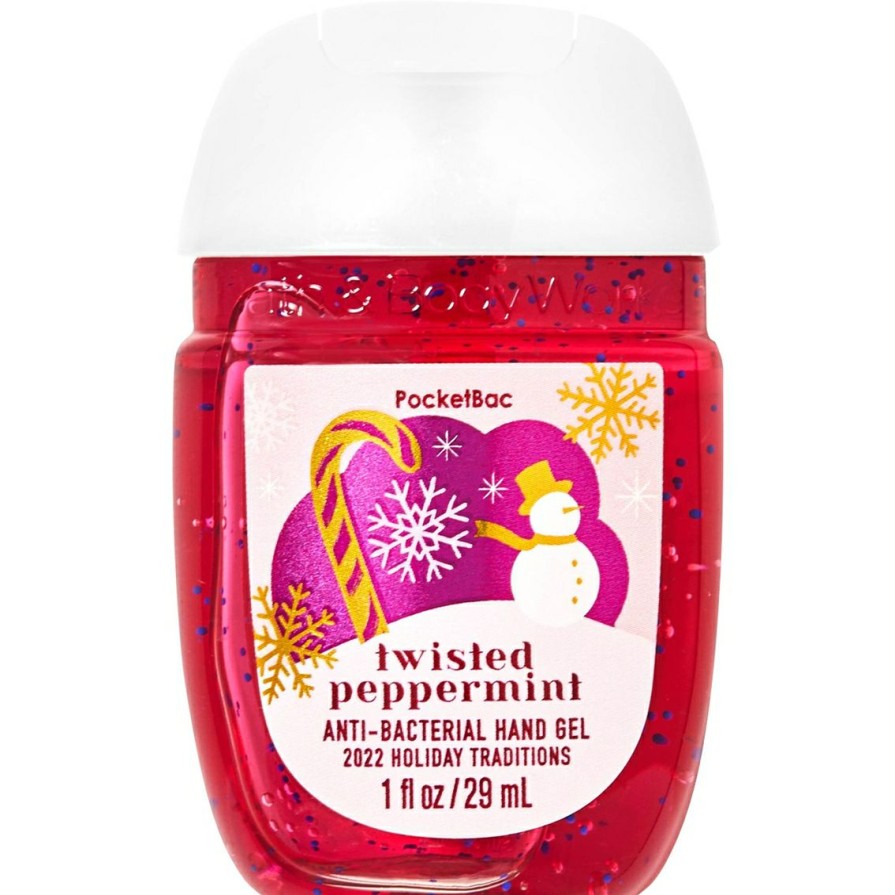 Beauty * | Best Reviews Of Bath & Body Works Holiday Traditions: Twisted Peppermint Pocketbac