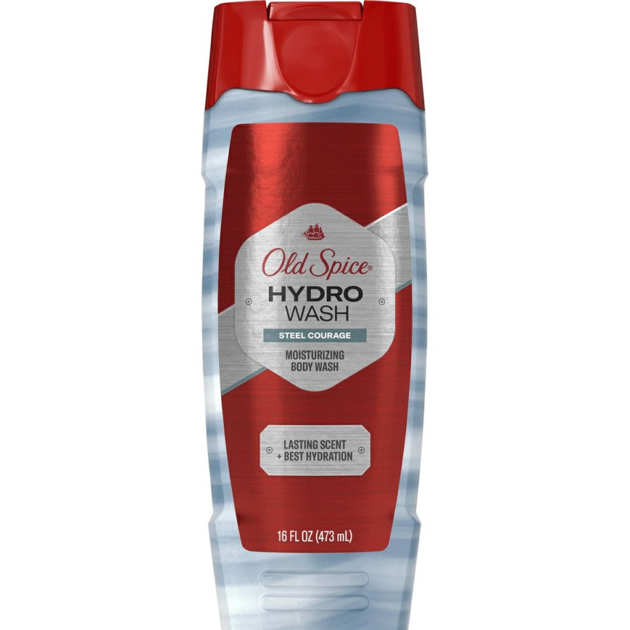 Beauty * | Cheap Old Spice Hydro Wash Steel Courage Body Wash, 16 Oz.